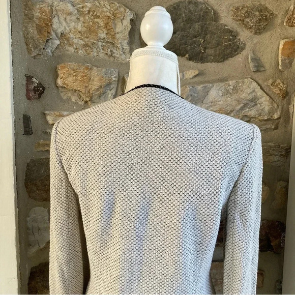 St. John Vintage Suit Set Blazer Pencil Skirt Muslin Tweed - Picture 9 of 16